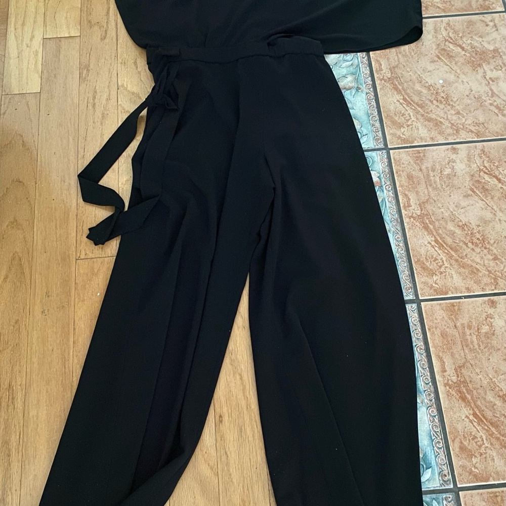 Halston Heritage Black Jumpsuit